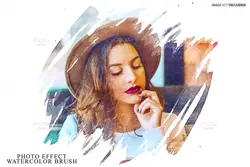 افکت قلمو آبرنگی عکس برای فتوشاپ