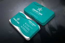 طرح کارت ویزیت آماده شرکتی برای فتوشاپ