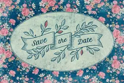 50 بک گراند گلدار قدیمی وینتج