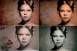 50 بک گراند گلدار قدیمی وینتج