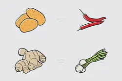 25 طرح وکتور سبزیجات و گیاهان مزرعه