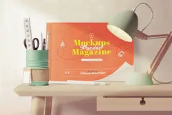 10 موکاپ مجله کودک و نوجوان و 41 آبجکت و آیتم متنوع