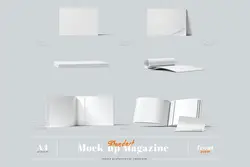 10 موکاپ مجله کودک و نوجوان و 41 آبجکت و آیتم متنوع