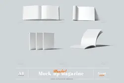 10 موکاپ مجله کودک و نوجوان و 41 آبجکت و آیتم متنوع