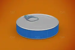 موکاپ قوطی آسان باز شو مواد غذایی کوچک و باریک