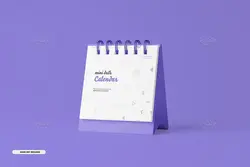14 موکاپ تقویم رومیزی کوچک در نماهای مختلف