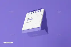 14 موکاپ تقویم رومیزی کوچک در نماهای مختلف