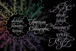 فونت خوشنویسی و کالیگرافی آمریکایی