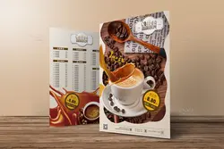 طرح تراکت و منو کافی شاپ