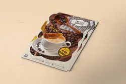 طرح تراکت و منو کافی شاپ