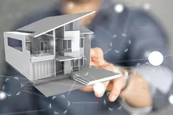 15 تصویر ماکت خانه در دست مرد (انتزاعی – مفهومی)