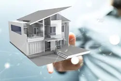 15 تصویر ماکت خانه در دست مرد (انتزاعی – مفهومی)