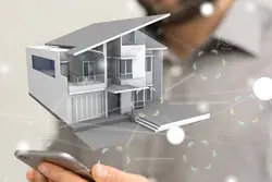 15 تصویر ماکت خانه در دست مرد (انتزاعی – مفهومی)