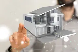 15 تصویر ماکت خانه در دست مرد (انتزاعی – مفهومی)