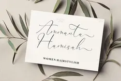 فونت خوشنویسی رمانتیک Falminga Charia