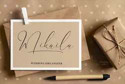 فونت خوشنویسی رمانتیک Falminga Charia