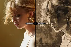 افکت عکس قدیمی و وینتج