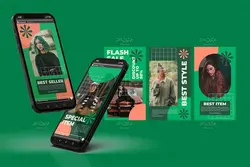 4 قالب استوری اینستاگرام فروشگاهی