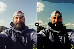 اکشن فتوشاپ افکت نقاشی رنگ روغن هنری روی بوم