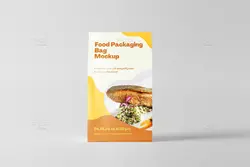 موکاپ پاکت بسته بندی مواد غذایی