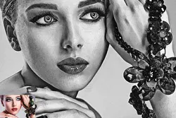 اکشن فتوشاپ تبدیل عکس به نقاشی هنری