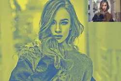 اکشن فتوشاپ تبدیل عکس به نقاشی هنری