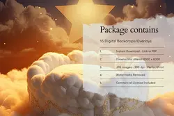 بک گراند تخت خواب نوزاد طرح ماه