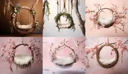 30 بک گراند تاب درختی نوزاد ویژه آتلیه کودک