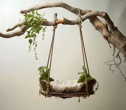 30 بک گراند تاب درختی نوزاد ویژه آتلیه کودک