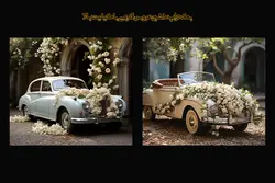 32 بک گراند ماشین عروس قدیمی ویژه آتلیه