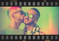 افکت عکس نوار فیلم قدیمی فتوشاپ