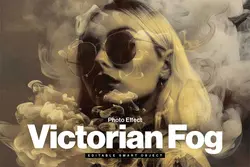افکت عکس مه آلود قدیمی فتوشاپ