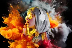 افکت عکس انفجار سینمایی فتوشاپ