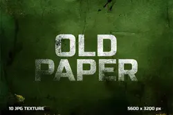 10 تکسچر کاغذ قدیمی سبز تیره