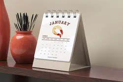 موکاپ تقویم رومیزی