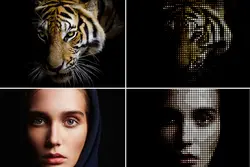 افکت عکس نقطه ای برای فتوشاپ