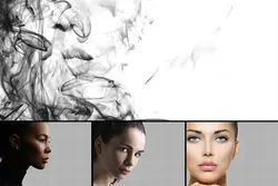 افکت ماسک دود روی تصاویر برای فتوشاپ