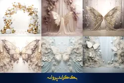 36 بک گراند پروانه برای آتلیه عکاسی