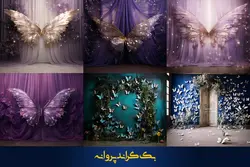 36 بک گراند پروانه برای آتلیه عکاسی
