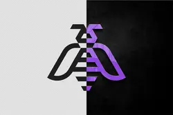 موکاپ لوگوی شیشه ای براق روی دیوار