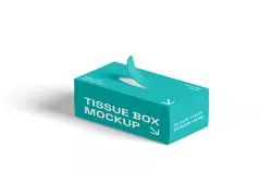موکاپ جعبه دستمال کاغذی