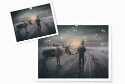 افکت ستاره روی عکس برای فتوشاپ