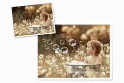 افکت حباب صابون برای فتوشاپ