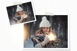 افکت نور فانوس برای فتوشاپ