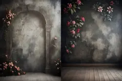 7 بک گراند قصر قدیمی با گل