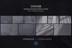 موکاپ لوگو فلزی روی دیوار