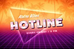 افکت متن رترو و قدیمی Retro Wave