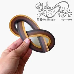 نوار ملیله کاغذی طیف قهوه ای کد 160BN