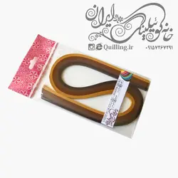 نوار ملیله کاغذی طیف قهوه ای کد 160BN