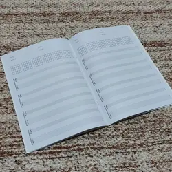 دفتر نُت مخصوص گیتار - فروشگاه اینترنتی رادوین ملودی